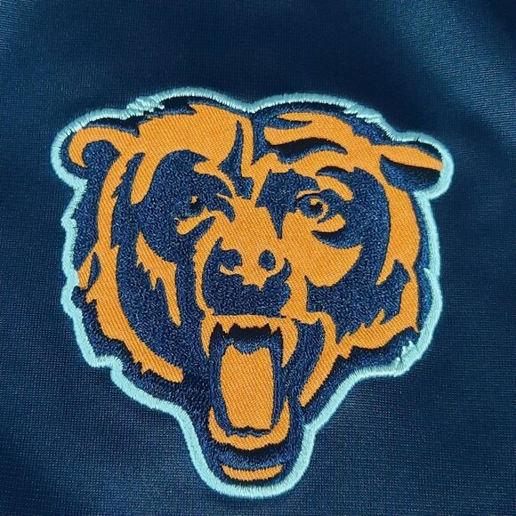 Sportswear Chicago Bears Track Jacket Men's Size XL Fleece Lined Sleeve Print - Picture 2 of 7